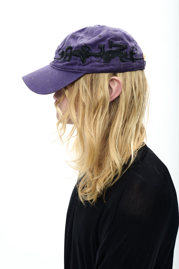 OILSKIN MIRRORED CAP - LIGHT PURPLE