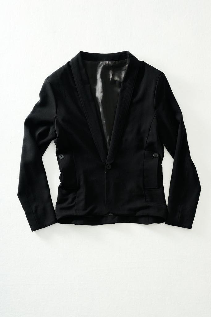 THE CAP BLAZER - BLACK