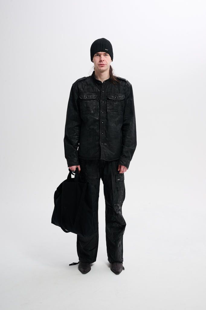 THE CLASSIC ARMY SHIRT - BLACK