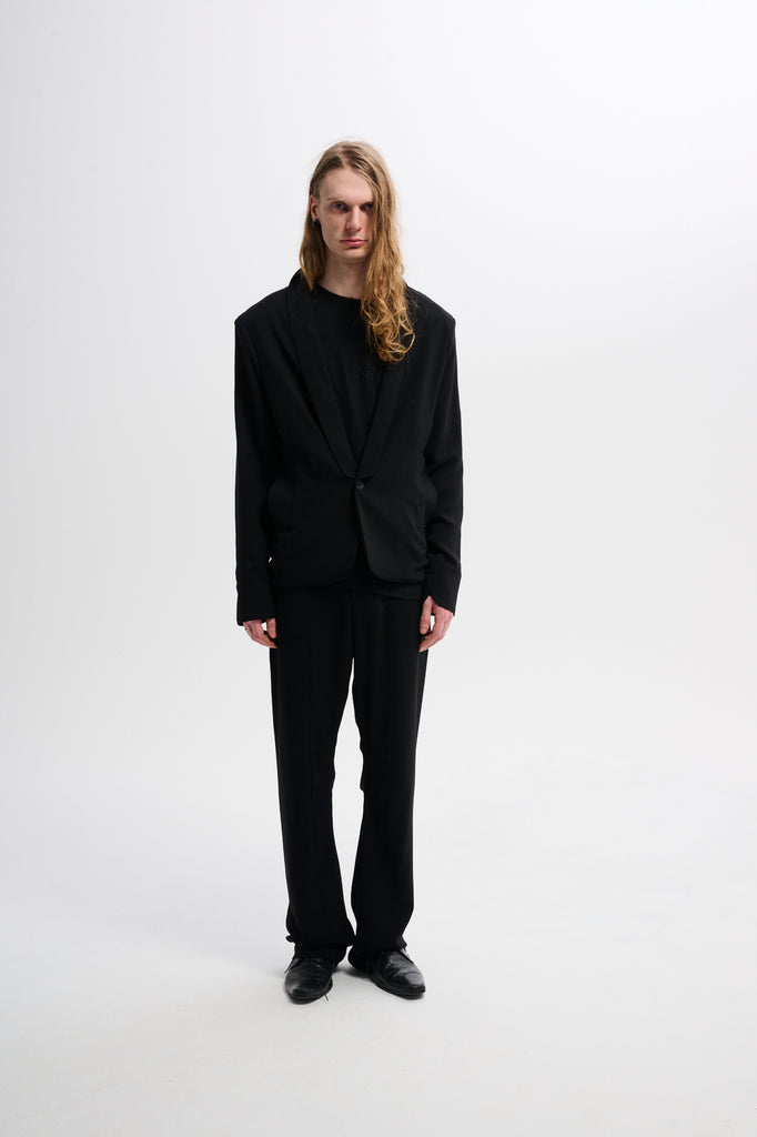 THE CAP BLAZER - BLACK