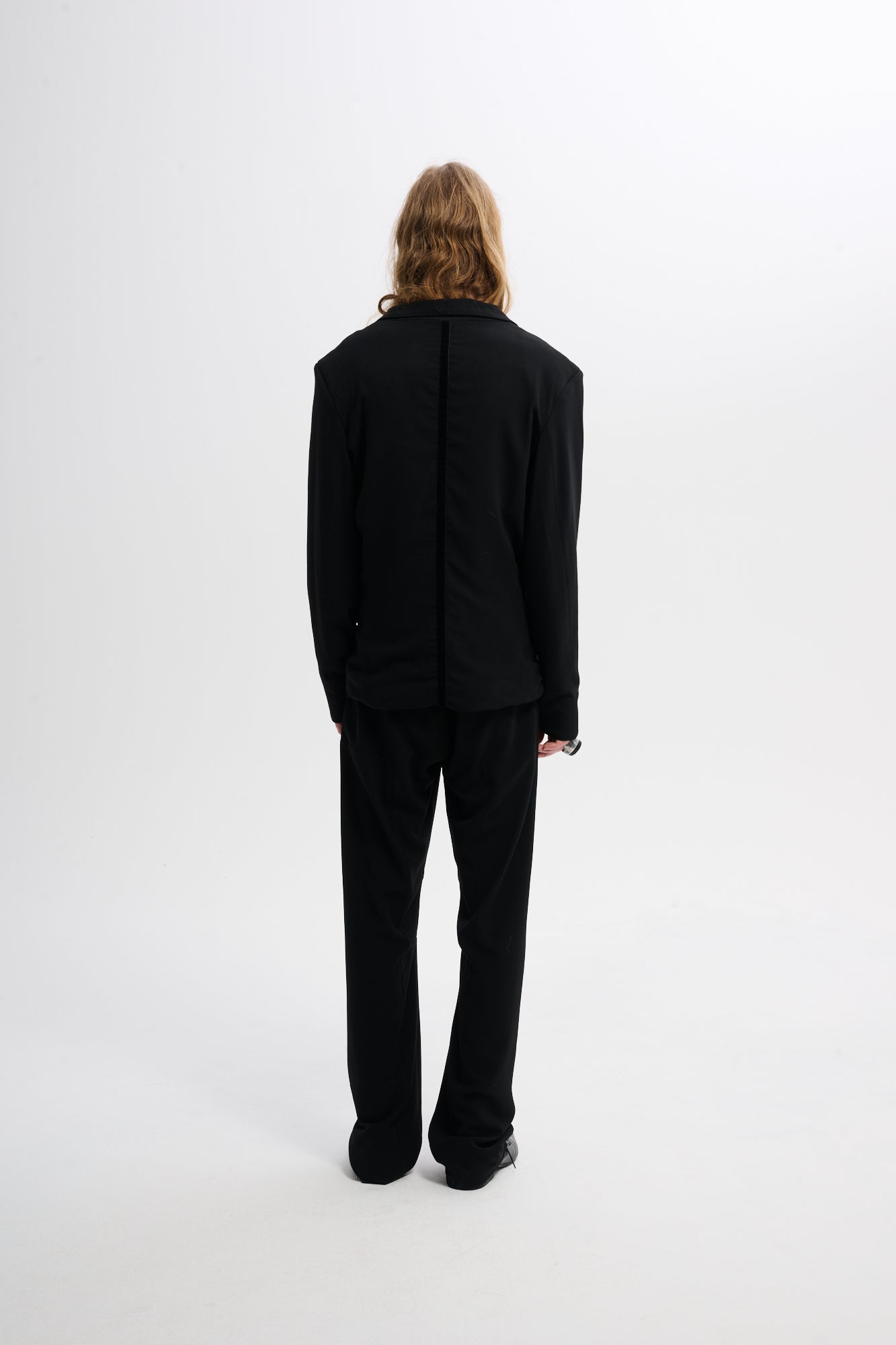 THE PANEL SUIT PANTS - BLACK