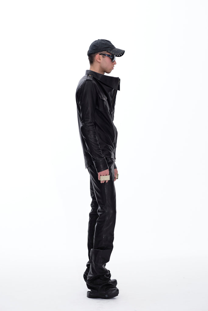 DRAPE SHIRT - BLACK