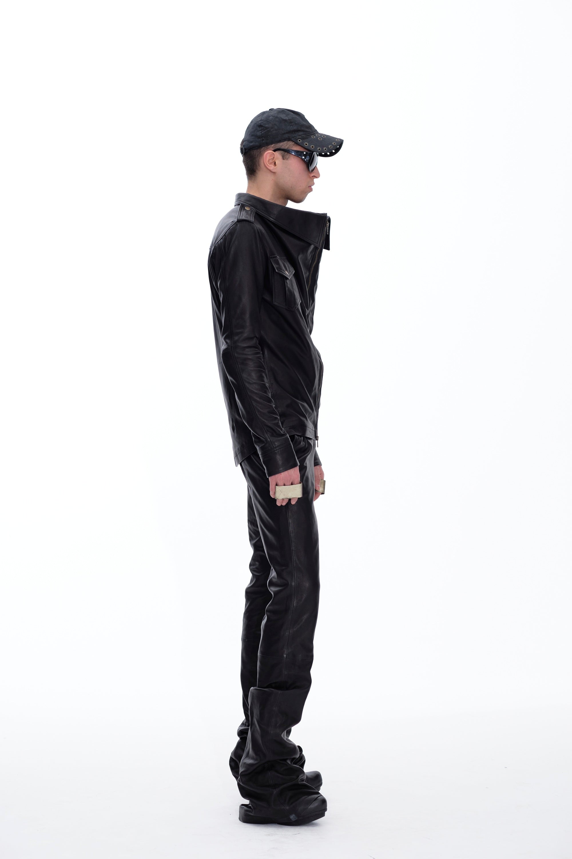 DRAPE SHIRT - BLACK