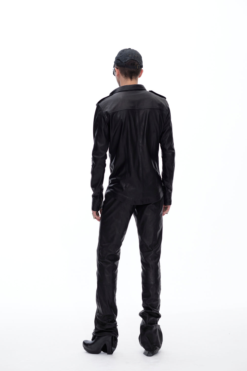 DRAPE SHIRT - BLACK