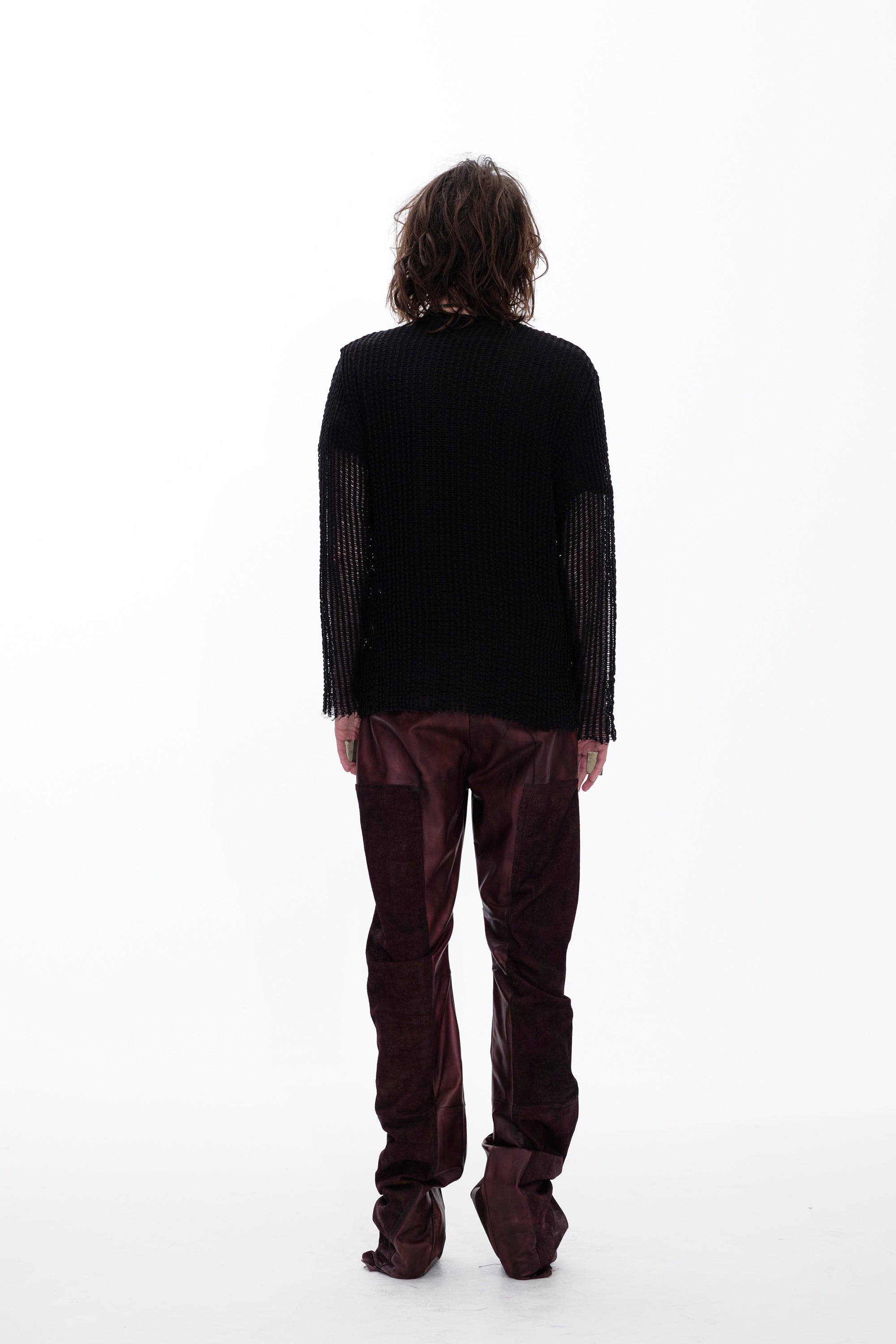 MESH LAYER T-SHIRT - BLACK