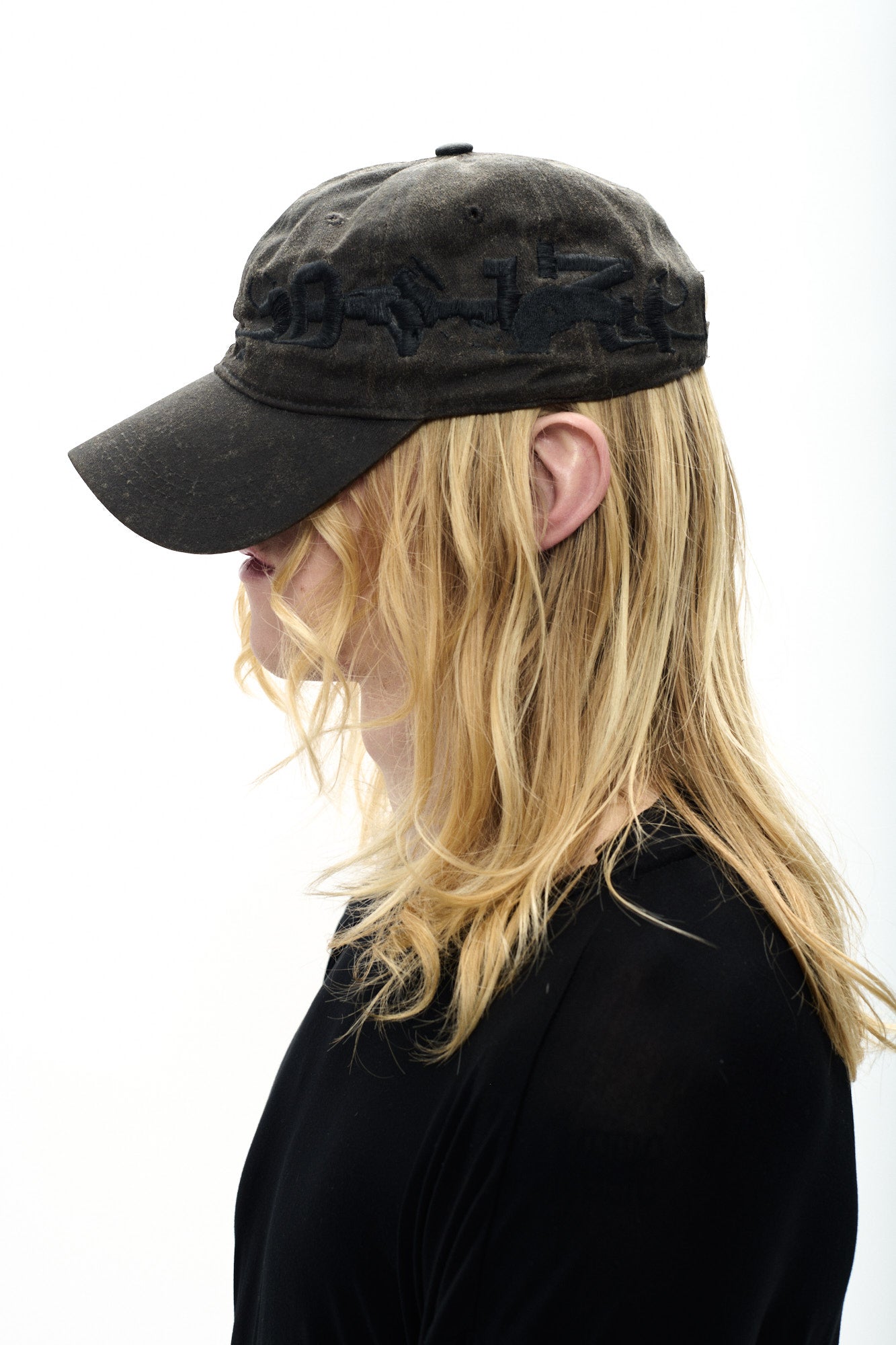 OILSKIN MIRROED CAP - DARK BROWN