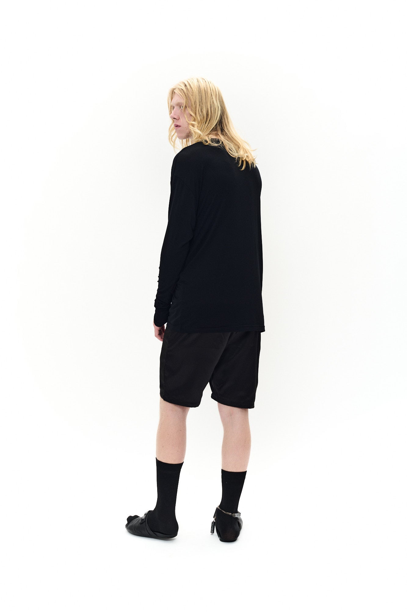LONG SLEEVE SHIRT WITH PANEL