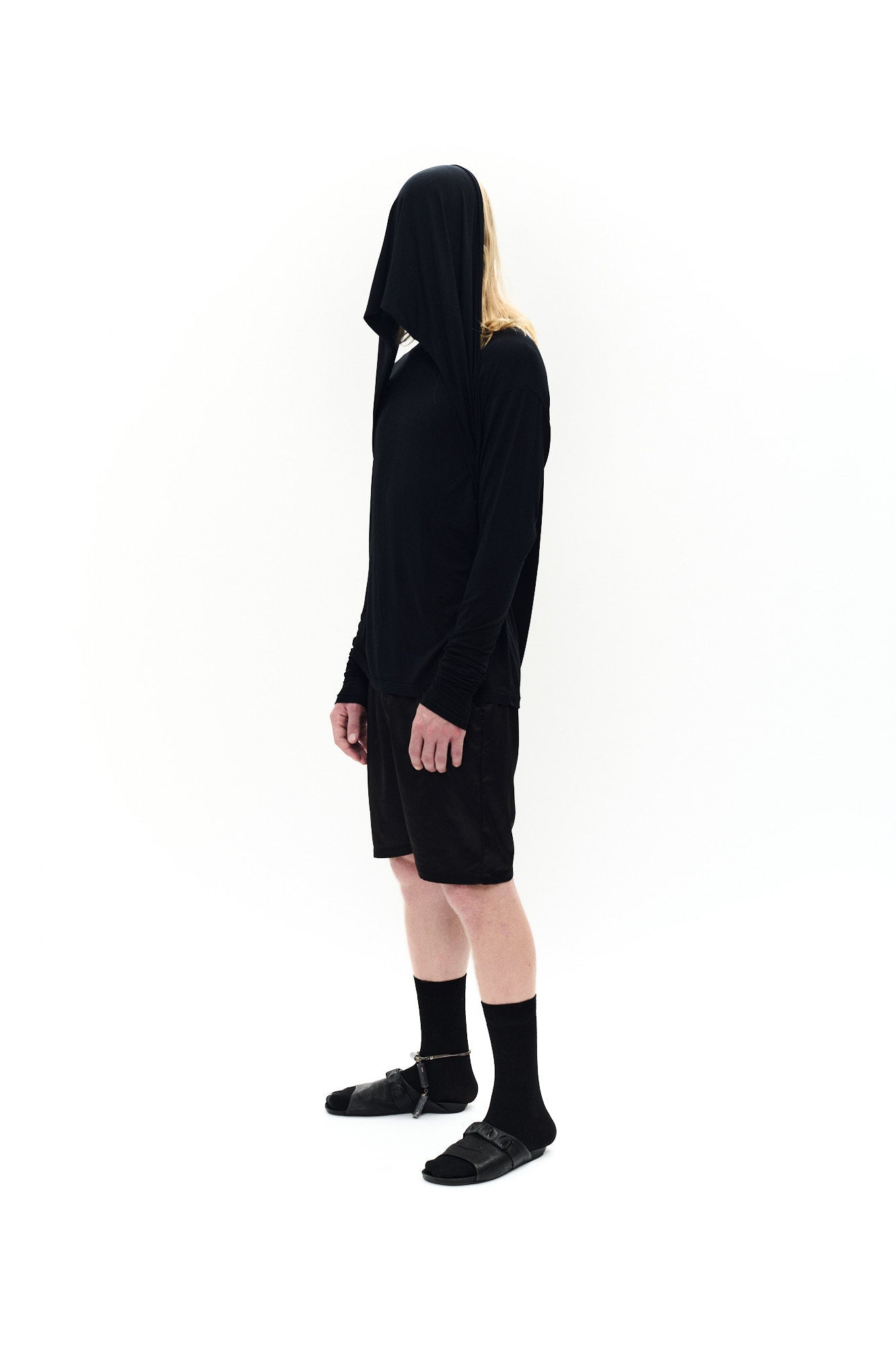LONG SLEEVE SHIRT WITH PANEL
