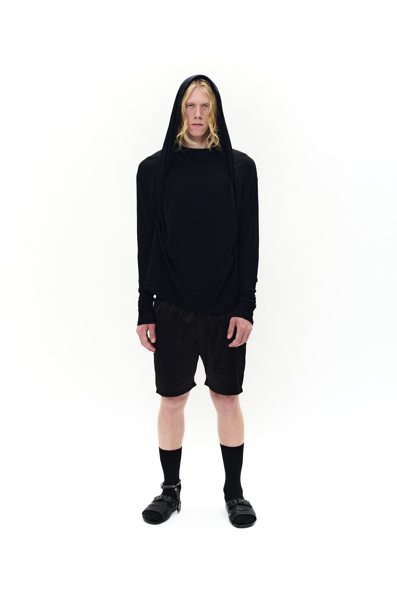 LONG SLEEVE SHIRT WITH PANEL