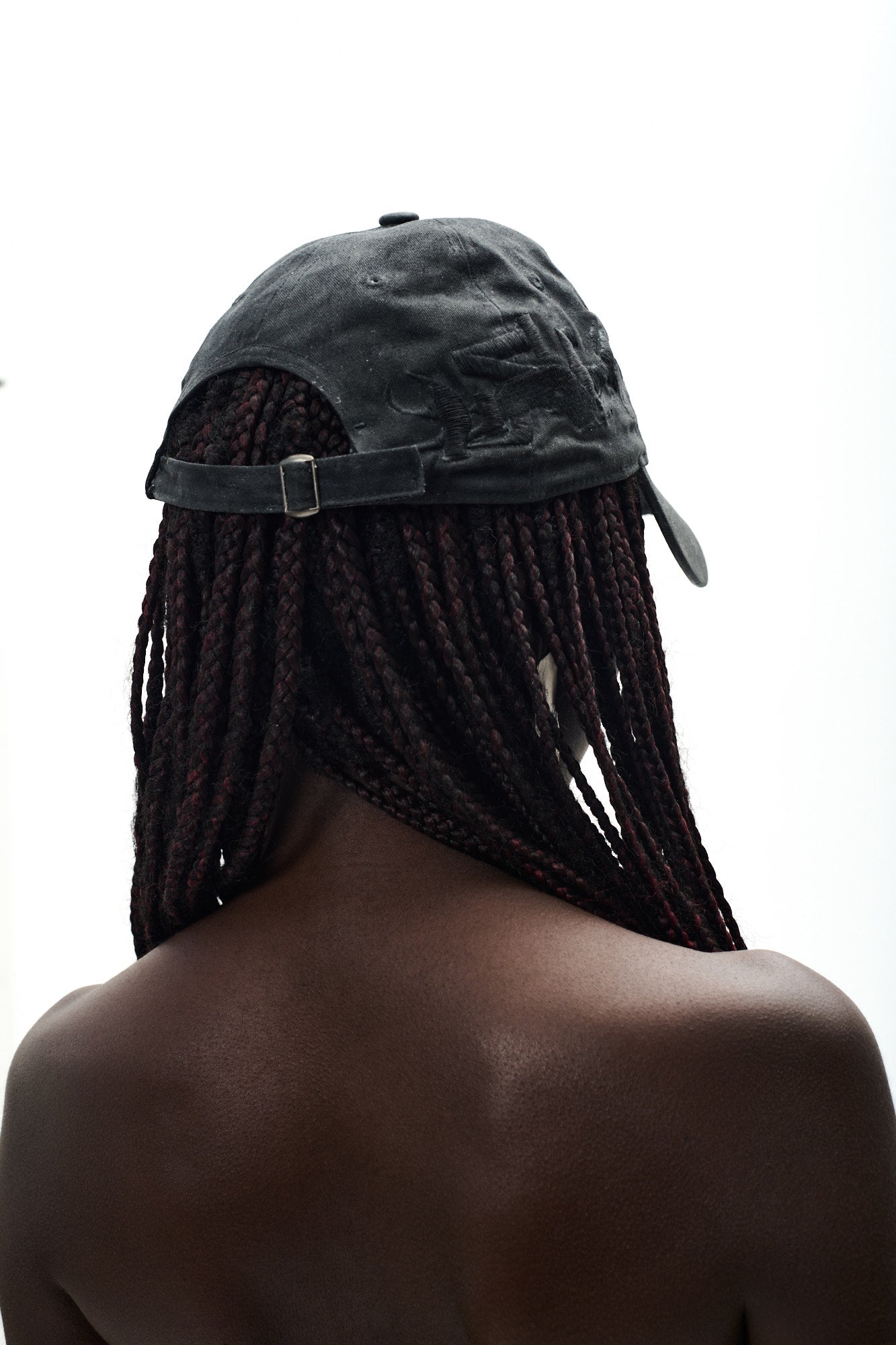 OILSKIN MIRROED CAP - BLACK