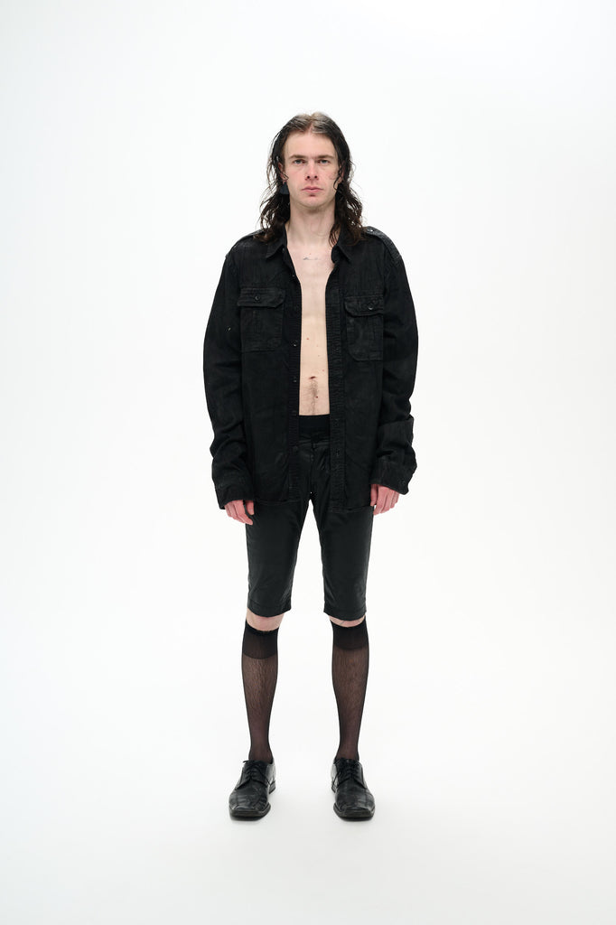 THE CLASSIC ARMY SHIRT - BLACK