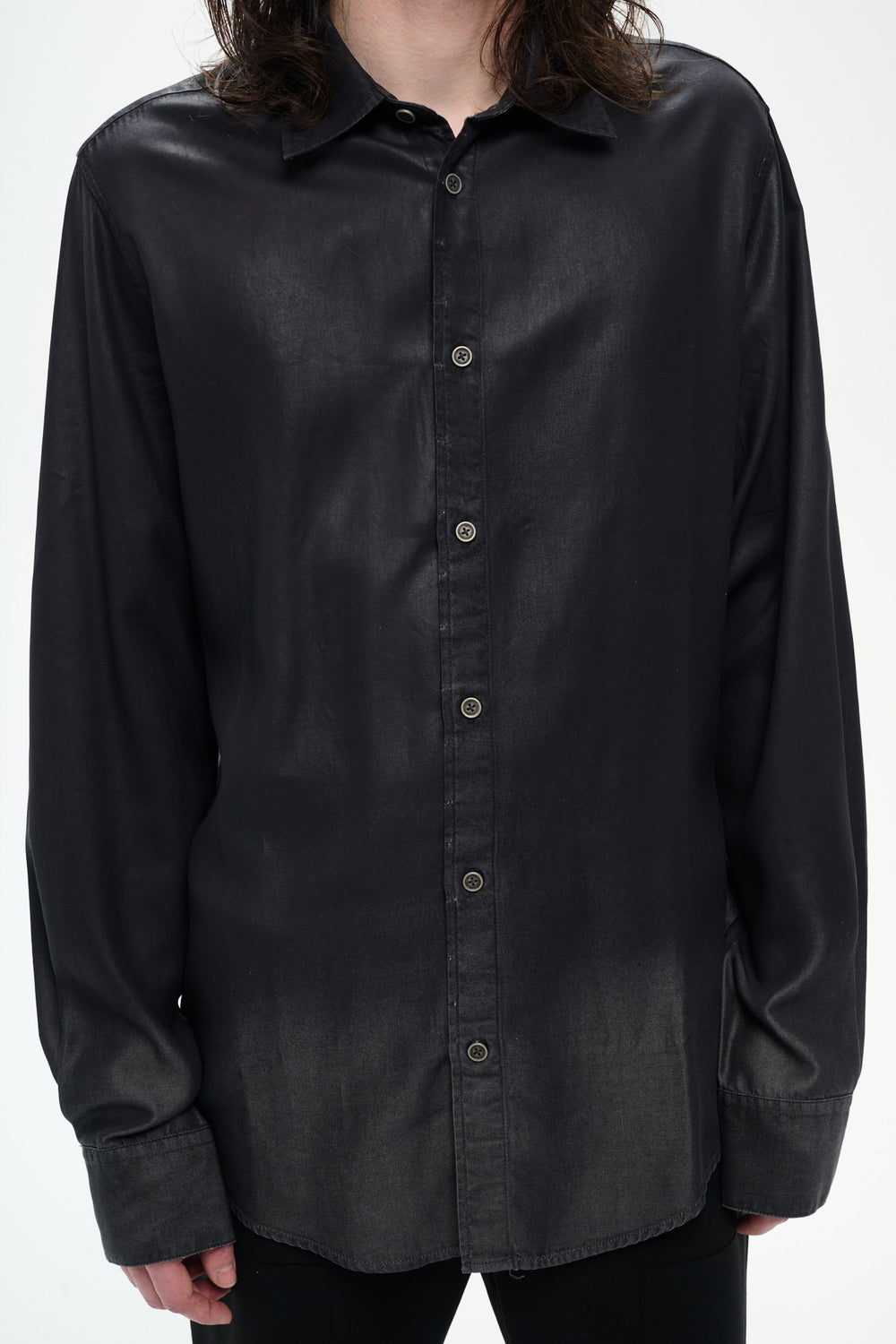 THE NIGHT SHIRT - BLACK