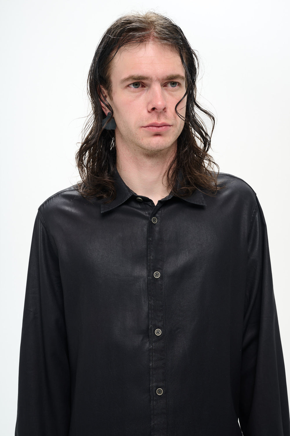 THE NIGHT SHIRT - BLACK