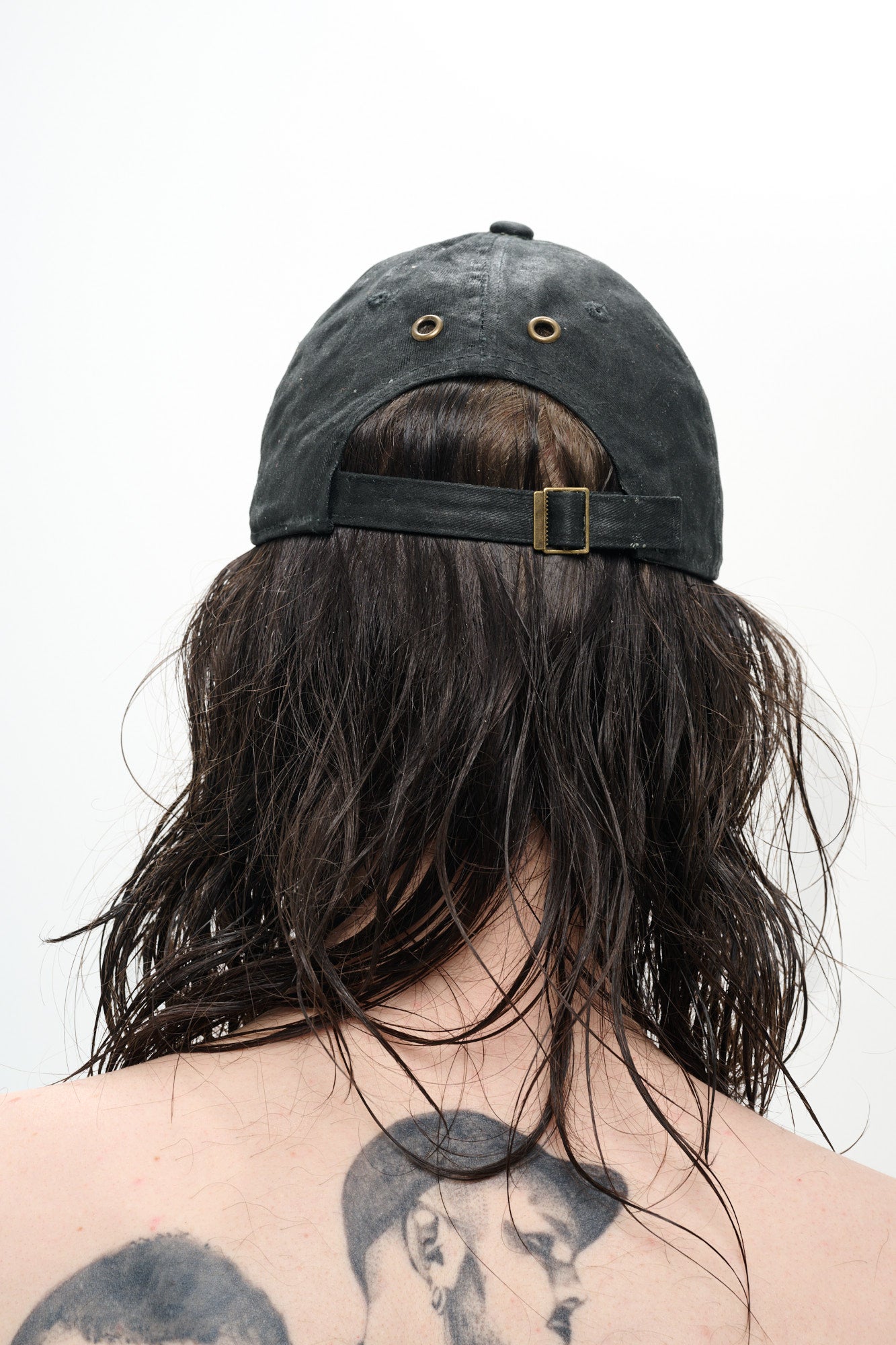 THE CLASSIC EYELET CAP - BLACK – P.L.N.