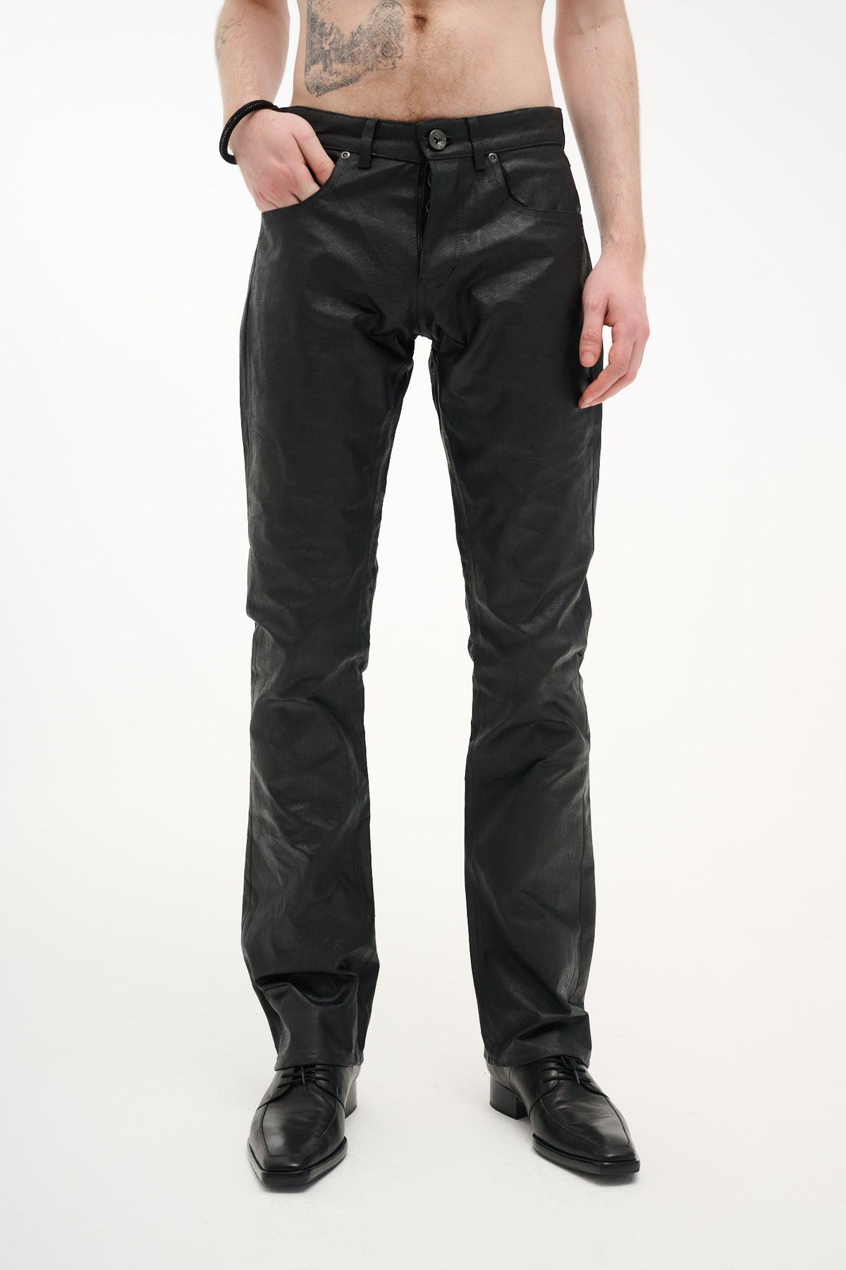 THE BOOTCUT PANTS - BLACK